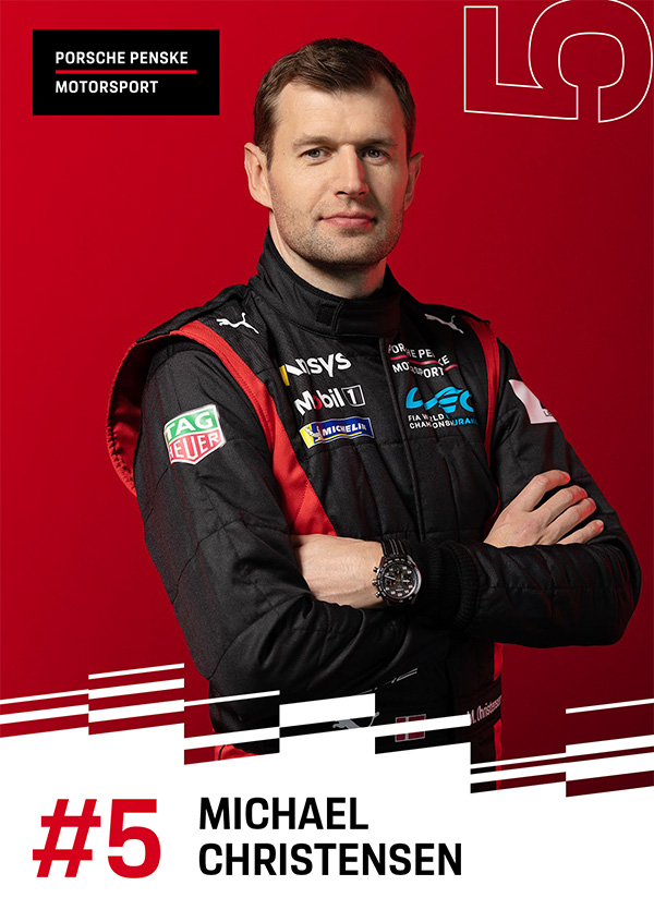 Team Penske Michael Christensen Autograph Card