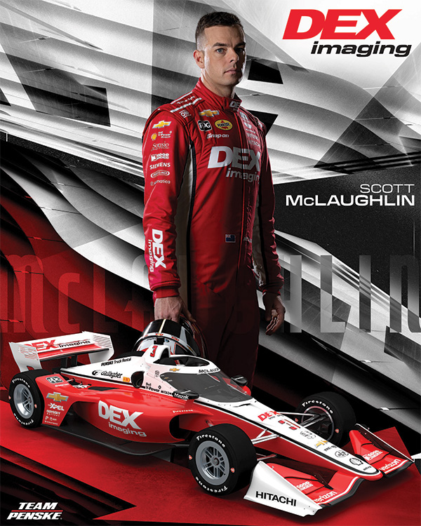 Team Penske Scott McLaughlin Autograph Card