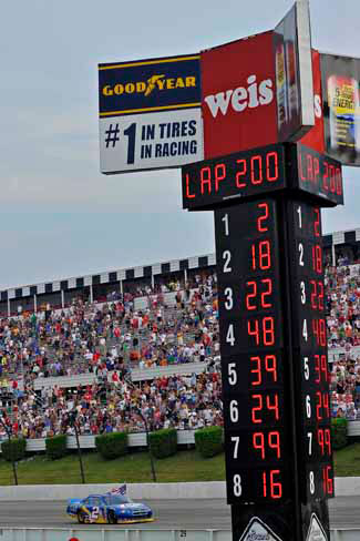 The triumph at Pocono marked the second win of the 2011 season for Team Penske’s No. 2 team.