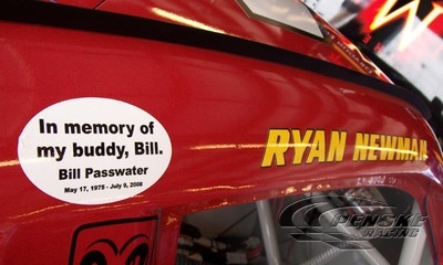 Penske Racing Pays Tribute to Employee