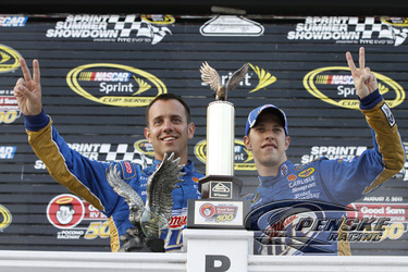 Ironman Effort Gives Keselowski Win at Pocono Raceway