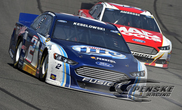 Keselowski Finishes 23rd in Sunday's Battle in Fontana
