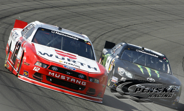 Hornish Finishes Second at Auto Club Speedway