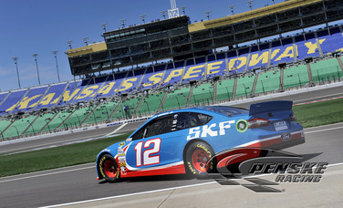 Hornish Leads Penske Qualifying at Kansas Speedway