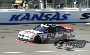 Keselowski Leads Penske Qualifying at Kansas Speedway