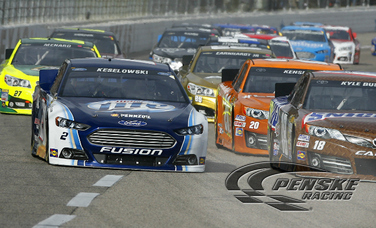 Keselowski Battles His Way to Sixth-Place Finish