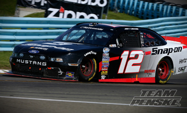 Logano Holds Team Penske Teammate Off to Finish Third