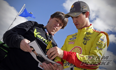 Logano and Keselowski Qualify Up Front at Kansas