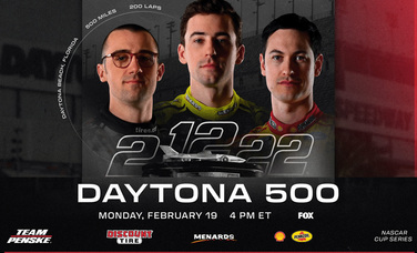 DAYTONA 500 TUNE IN: MONDAY at 4 PM