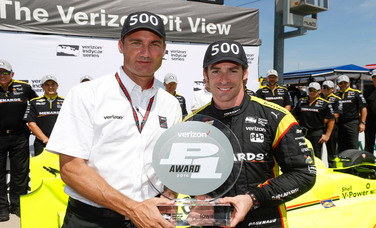 Simon Pagenaud Pole Winning Notes - Iowa