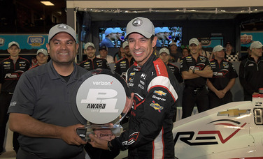 Helio Castroneves Pole Winning Notes - Phoenix