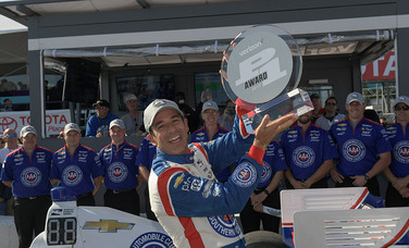 Helio Castroneves Pole Winning Notes - Long Beach