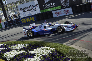 Helio Castroneves Verizon P1 Pole Award Notes