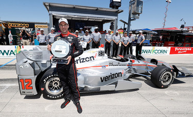 Will Power Pole Winning Notes - Iowa