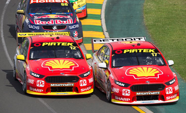 Fabian Coulthard and Scott McLaughlin each took a win