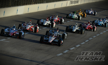 Power and Montoya Podium at Texas Motor Speedway